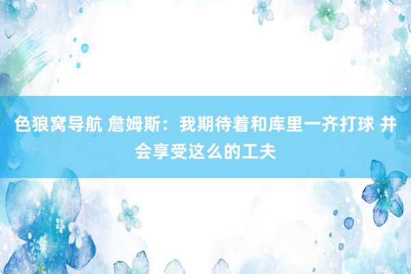 色狼窝导航 詹姆斯：我期待着和库里一齐打球 并会享受这么的工夫