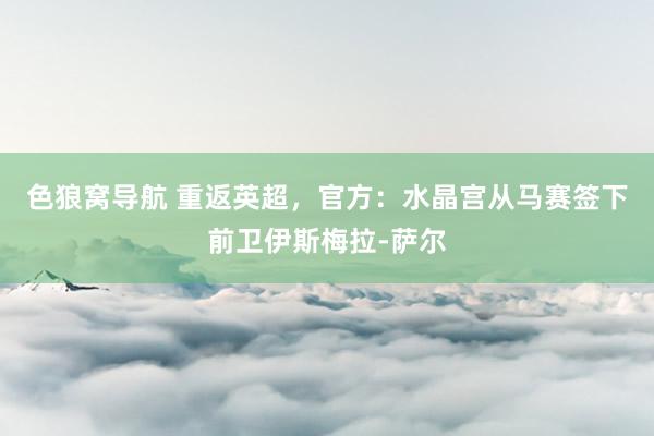 色狼窝导航 重返英超，官方：水晶宫从马赛签下前卫伊斯梅拉-萨尔