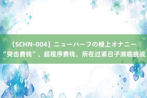 【SCHN-004】ニューハーフの極上オナニー “突击费钱”、超程序费钱，所在过紧日子濒临挑战