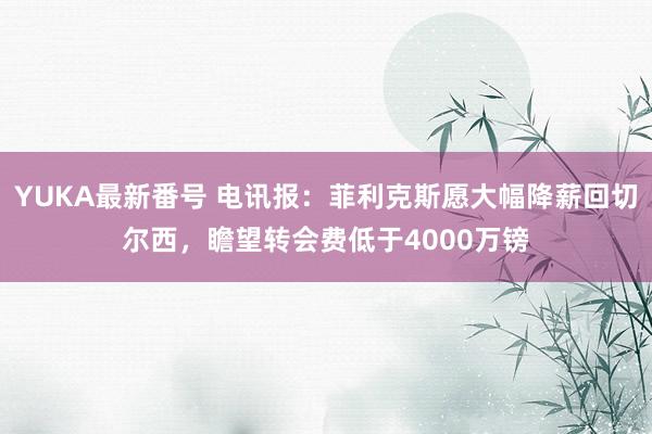 YUKA最新番号 电讯报：菲利克斯愿大幅降薪回切尔西，瞻望转会费低于4000万镑