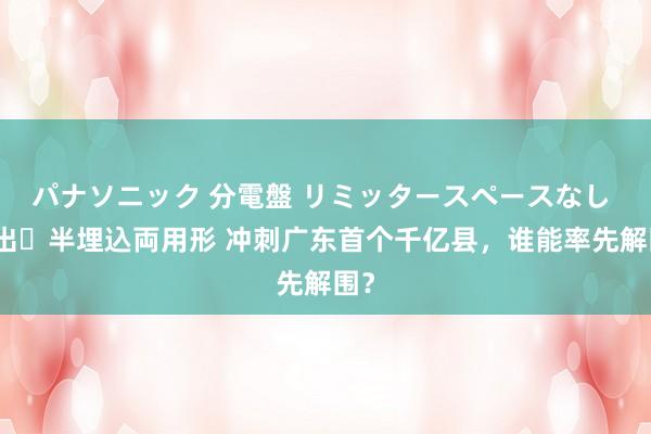 パナソニック 分電盤 リミッタースペースなし 露出・半埋込両用形 冲刺广东首个千亿县，谁能率先解围？