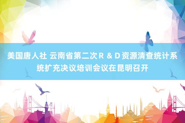 美国唐人社 云南省第二次Ｒ＆Ｄ资源清查统计系统扩充决议培训会议在昆明召开